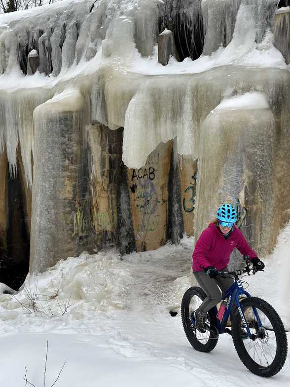 winter biking